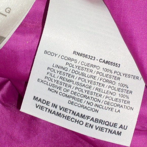 NIKE GOLF Sz L Activewear Full Zip Vest Purple Gray Inside Zip Pockets - Picture 8 of 9